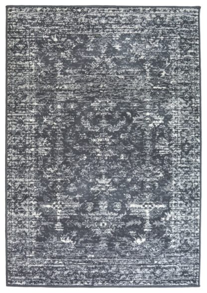 a404df86274cff4a88d45d7ad8bd151ee57c02e369d70fc53a7074dcc227970a.jpg An Image of Homemaker Traditional Design Rug - 200x290cm - Charcoal