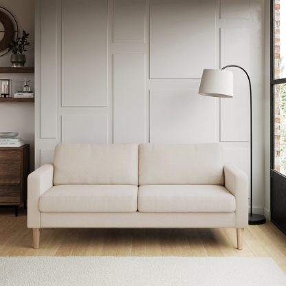 d5e1329669900f51bce32165bb4150e7a8b5e7901409bdf3cc8871167feda961.jpg An Image of Jacob Sherpa 3 Seater Sofa Ivory