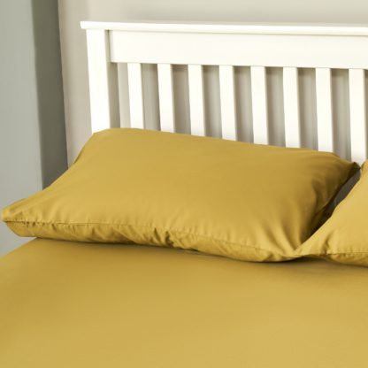 f85a7991d6b8243fcc5d0b0f5bf3543a5dd4439451200a24f15eba8b8592dfc3.jpg An Image of The Willow Manor 100% Cotton Percale Housewife Pillowcase Pair - Olive