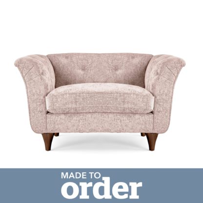 fe6e366c23b2e995968e387ee0054626aab73d2846756a154f1a24c7aa97c8b1.jpg An Image of Jaipur Snuggle Chair Luxury Chenille Pink