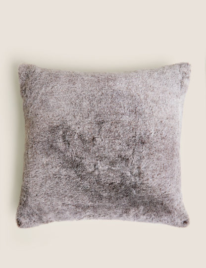 059bf4ee1cf024f2f9dce803b3689701b7a924c783934b4fc8b0226ad37e23b2.jpg An Image of M&S Luxury Large Faux Fur Cushion
