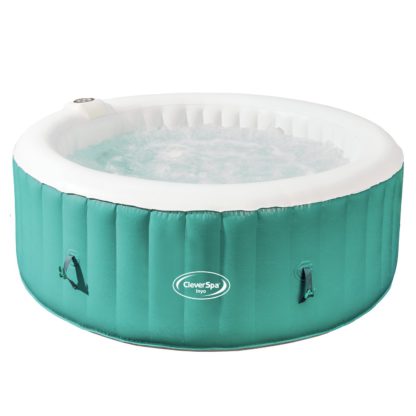 2d39e748bc6d32533ad0f0302fdd406c1aae047ef0c7be3caa85ca566d7bf14e.jpg An Image of CleverSpa Inyo 4 Person Hot Tub - In Store Collection Only