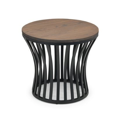 87d8f62a0687f5f183a335b93833edc431ca794de076623c5ba9e203368f6f32.jpg An Image of Washington Round Side Table Black