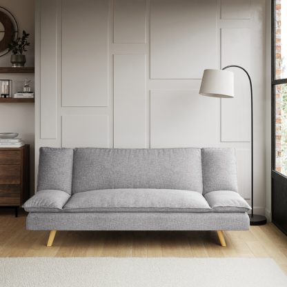 9ae8a0ea7759514f469ccdfe84cfbae899940b0aec5c741699c01dde43906896.jpg An Image of Mateo Clic Clac Sofa Bed Graphite (Grey)