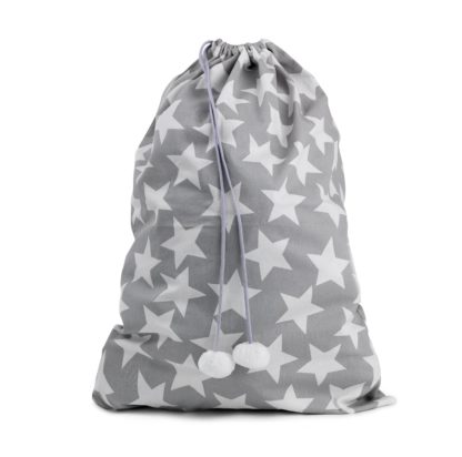 f8fe656191236fec7277c2cc3f0ef2608f1741b18ccc2ef1ea470c86440e858c.jpg An Image of Habitat Star Printed Sack with Adjustable Drawcord
