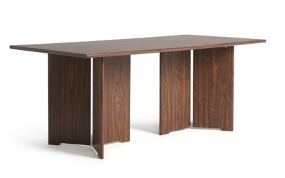 20b4095042e47d2f4a5a10388360d2ea5c341c7878ad9ad4a7182306b12b3c2c.jpg An Image of Habitat Frazer 6 Seater Dining Table - Walnut