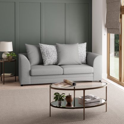 29b55b9dff2433d473d0cfcd36469ac5a37c2956941bccf86b2fdbfd3f486e44.jpg An Image of Washington Chenille 3 Seater Sofa Navy