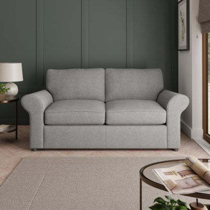 57ab8d43a7e6e9a27c8a10726ce8084890ba2ffa8973e3aae6a61a992c38fa09.jpg An Image of Rosa Chenille 3 Seater Sofa Bed Sandstone