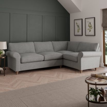 67dee762ca597653d8561d47502c8391ae5dbc969e2636c233b04417eb0573c9.jpg An Image of Rosa Chenille Large Corner Sofa Sandstone