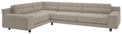 699f7b6227b0a5f639350b4e40cb2ff193f182a7136fff1071e53c16b92d62f7.jpg An Image of Habitat Hendricks Right Corner Velvet Sofa - Natural