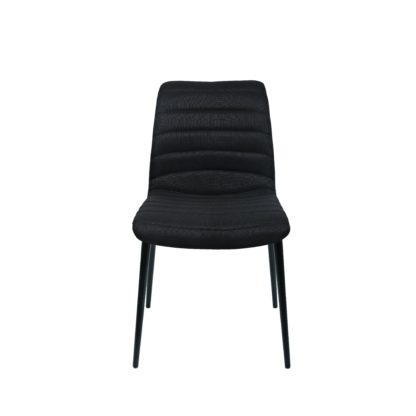 7d0812fd02c3e24f37ebfa6453005dc4a24bf4f7718f912cd7618c24365ef517.jpg An Image of Vigo Dining Chair Black
