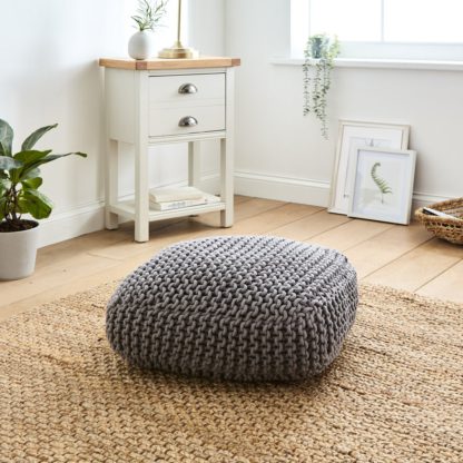 9c04860c8b69c19b82dce77d70a3870f8d8866ee2d997e92195fff138dfa2eb1.jpg An Image of Hand Woven Pouffe Navy