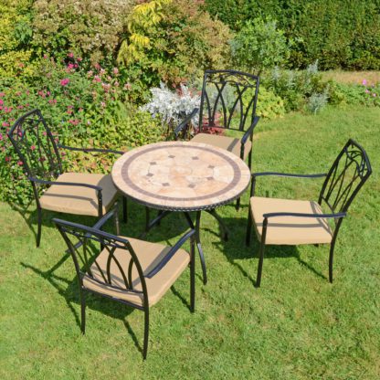 c448471f40a7c5877ceb3a1b1bff7564489bee5b982ffc02aec545122f9cf123.jpg An Image of Richmond Table with 4 Ascot Chairs Set Natural