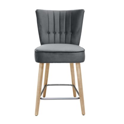 fbd96da5da437800420a76124844c01704eec454df4296dbb0c3c27b7b5f02f1.jpg An Image of Isla Velvet Bar Stool Blush