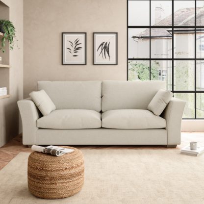 b23c3752ed5f1626a7319be2f09c3102fa849d878f0a2e5ae7730462ee006a0b.jpg An Image of Blakeney Cosy Marl 4 Seater Sofa Cosy Marl Soft Granite