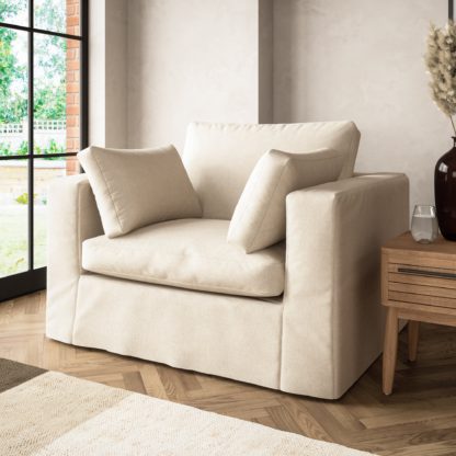 b2907693242ac6b67c987b6148b2ff6755ade5a96cc9a3a8444ae2e34a8ce1a7.jpg An Image of Alnwick Soft Cotton Love Seat Soft Cotton White Sand
