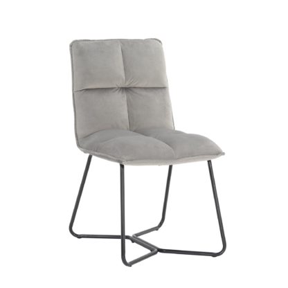 2d112e51aa99c7bd5c0ab4743f7c4e9077ea7321d77b155935c18f2e8344118e.jpg An Image of Logan Velvet Dining Chair Olive (Green)