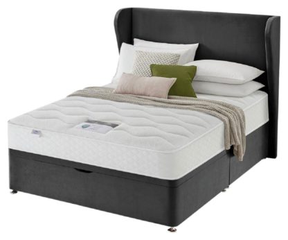 325e15ca281001131e2117bc02efb5f6a9564c59a61bc00dd96c1b4b390c8730.jpg An Image of Silentnight 1000 Pkt Memory Double Ottoman Divan Bed - Amber