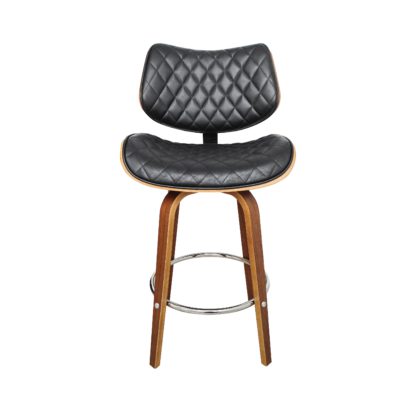 39f32f57b688a1b0ea646ad1962d2ad5d7cccc457ab8ae60131c7bdce272ade7.jpg An Image of Remy Faux Leather Bar Stool Brown