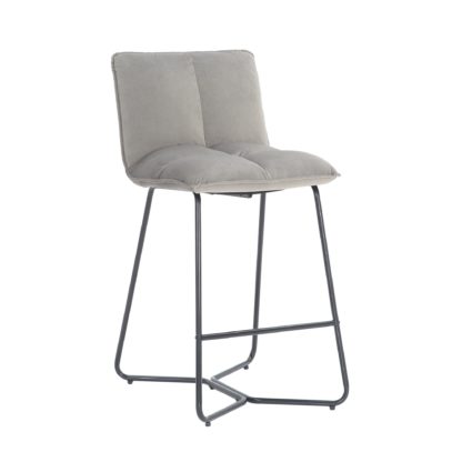 637aa257a63406f5bc205a8f976bf87b3c2b518a4dbcfd09490e1fa4efcd1d82.jpg An Image of Logan Velvet Bar Stool Olive (Green)