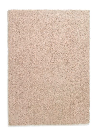 836855121e4c9d235cca4cee95e4629ddc156773c79872c2f21501fb91df18be.jpg An Image of Habitat Recycled Cosy Plain Shaggy Rug - 120x170cm - Pink
