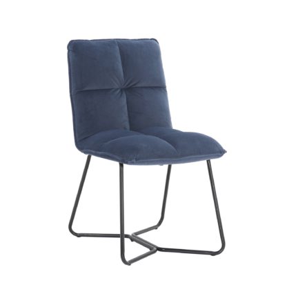 a2cf87af87050cac60aff3de74bd4408797d2aceacdbcd72f145c48c392eab69.jpg An Image of Logan Velvet Dining Chair Olive (Green)