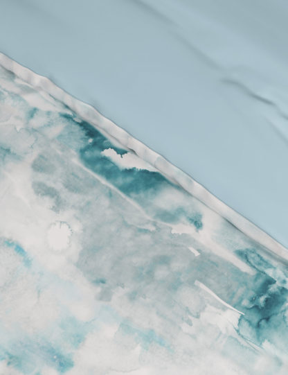 bd5607025b882acb5448bacde90a8b3a89d4ff87b75be531937b680a3f16f910-2.jpg An Image of M&S Pure Cotton Watercolour Bedding Set