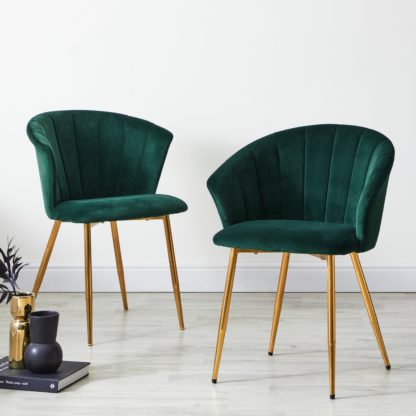 e296583abd7cf2dd1c0ae7bcacbc5145fb80837d96316f9fa09b357bc6434f4a.jpg An Image of Kendall Velvet Carver Chair Grey