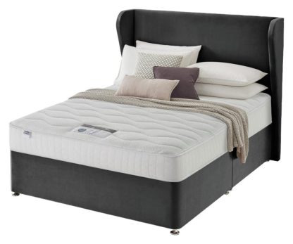 eb6e13382ad83730c4bbdb4a56e08f80a567449a4f9877b95a64adde48e9eb21.jpg An Image of Silentnight 1000 Pocket Memory Double Divan Bed - Charcoal