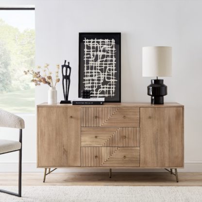 7dfe6c4a9fd5c53cf0d4a47232544035b30b9e7d18ac7de5da4247dfd0f75147.jpg An Image of Priya Large Sideboard Wood (Brown)