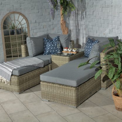 c9a0a3e188da432b2be4e4a451eb0f1a9c02b18265902fd02b5b00c42c4a76eb.jpg An Image of Wentworth 4 Seater Multi Setting Relaxer Set Beige