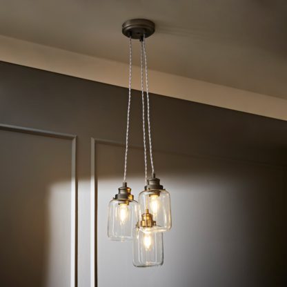 e64302b6e42f1eaecd804580da9737059ce25afaa150b6b5759596ea014d2e79.jpg An Image of Natural History Museum 3 Light Cluster Ceiling Fitting Grey