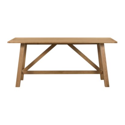 e85490295655457b0c4cddcf81c0dad1a687ecb3fb8395030af63292d7c22a5d.jpg An Image of Maddox Trestle Dining Table Brown