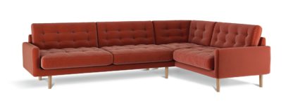 0622ef0730f43cd3d706b2139dc324997a7933ebc4cccaa0fbbb3e9fdc2f01f6.jpg An Image of Habitat Fenner Left Corner Fabric Sofa - Orange