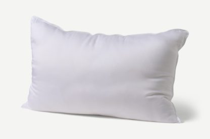 20aa55d549bb6e595df0062f6491a62fe8dd572c6d47df101172ab7ca5e83c3f.jpg An Image of Ethical Bedding 100% Eucalyptus Silk Pillow with Recycled Filling, Standard Size