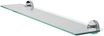 30a2afe5b44dc70fac13c4406b1471ea727f54e3d0efde960f9e110b903a5b2a.jpg An Image of Croydex Epsom Flexi Fit Bathroom Shelf - Chrome