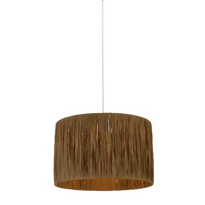 3c2fa21d7fc4f9037eea64aaedd24e505d085c98a464f5ddcae550640ba8f37b.jpg An Image of Raffia Easy Fit 35cm Shade - Natural