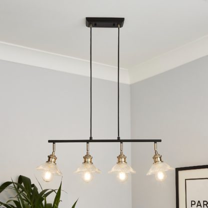 9645f0b0663a10fc9a6e2dfe363b85e062afa3ac94157b82eddda756e1a0e6cf.jpg An Image of Edale 4 light Diner Bar Pendant