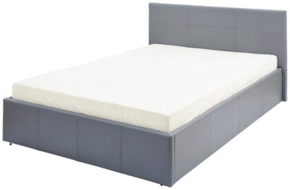9ac1e018e30cf209bd028f4d19773b1e98b22c08ddf995d435588eb417ef362e.jpg An Image of GFW Kingsize End Lift Ottoman Fabric Bed Frame - Grey