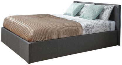 a5bb6f596b4d113237fe34c432c197764c6d3fb885030f08f3844f5f3d6afdd2.jpg An Image of GFW Kingsize End Lift Ottoman Fabric Bed Frame - Grey