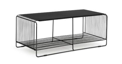 bdb701d5dabb7fac8cf0b3b0a1da94d0cfc2575cb1eee5d8264163fd8c97ce8e.jpg An Image of Habitat Riva Coffee Table - Black