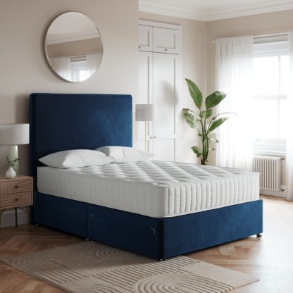 d116d1f52b9ad214aab0c29af73cd682c2d340f75e5368896b9e0df7e3c3247a-1.jpg An Image of Luxury Velvet Divan Base Navy Velvet