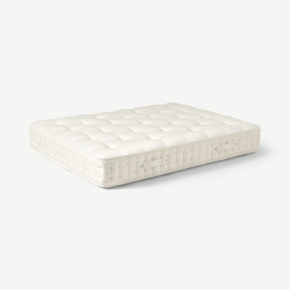 d503163b65ec86f0954f73f5f7adb02df4301639086a7a522a744e3f22b3d7e9-7.png An Image of Halsua 8000 Pocket King Size Mattress, Medium Firm Tension, Natural Cotton & Wool