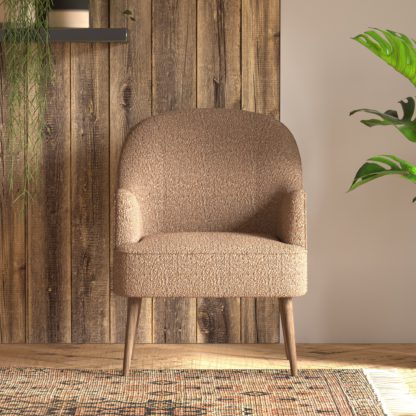 f524124ef9d5ba9a268cc2038955f53ac50defe5b90669731a666b184a70a0a3.jpg An Image of Bailey Chunky Weave Accent Chair Rust
