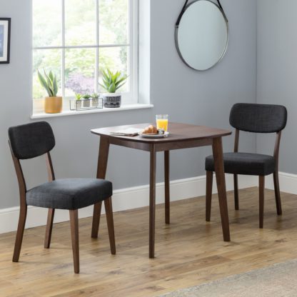985aaa60c52857ab0b817b381eb88c61c036f972c6fa72115fa3791fb4fb72c7.jpg An Image of Lennox Square Dining Table Walnut Walnut (Brown)