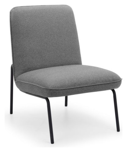 429e82c50da29793b9e4ca20114739db192c973e87f6819902a546e0652f63c7.jpg An Image of Julian Bowen Dali Fabric Chair - Grey