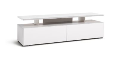 9ab3d15d5b3a5df5719640f0c81135f2444555cbc1786dfb3c8e2c8b13bc446a.jpg An Image of Habitat Floating Top TV Unit - White