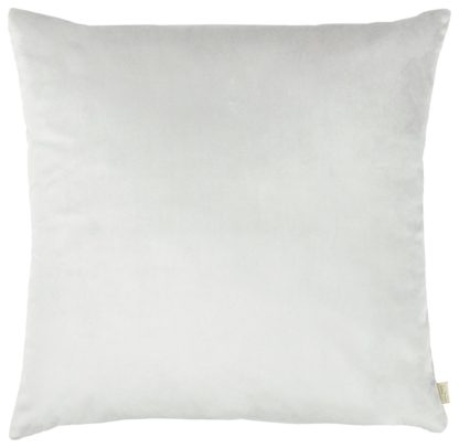 a29821c07d121178ca7d3913956b64f54dd5d726f6667355f39d99a0bba1f703.jpg An Image of Habitat Plain Velvet Cushion - Silver- 43X43cm