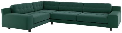 af3d0220dd60242b8808bdd2c84fc9d37d0cbdf8e4a4309e2c6dd068448cf69b.jpg An Image of Habitat Hendricks Right Corner Velvet Sofa - Emerald Green