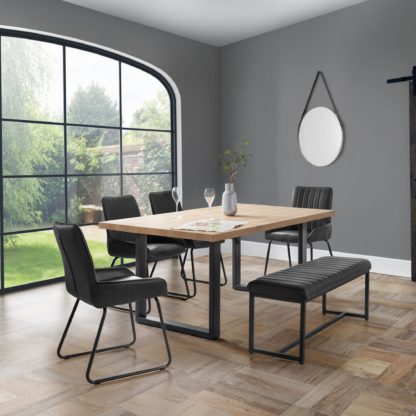 b59ec5a5e8516396b17dad59be2dfba4c3b100f7e9bbf404fcaddea5e1584e5f.jpg An Image of Berwick Rectangular Dining Table Oak Oak
